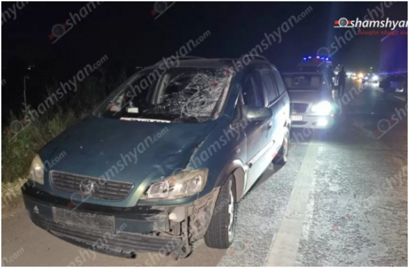 Արարատի մարզում 34-ամյա վարորդը «Opel Zafira»-ով վրшերթի է ենթարկել փողոցը չթույլատրելի հատվածով անցնող հետիոտնի․ վերջինը տեղում մահшցել է